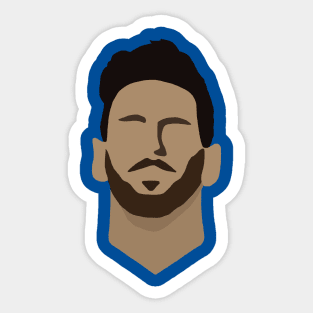 Minimalist Messi Sticker